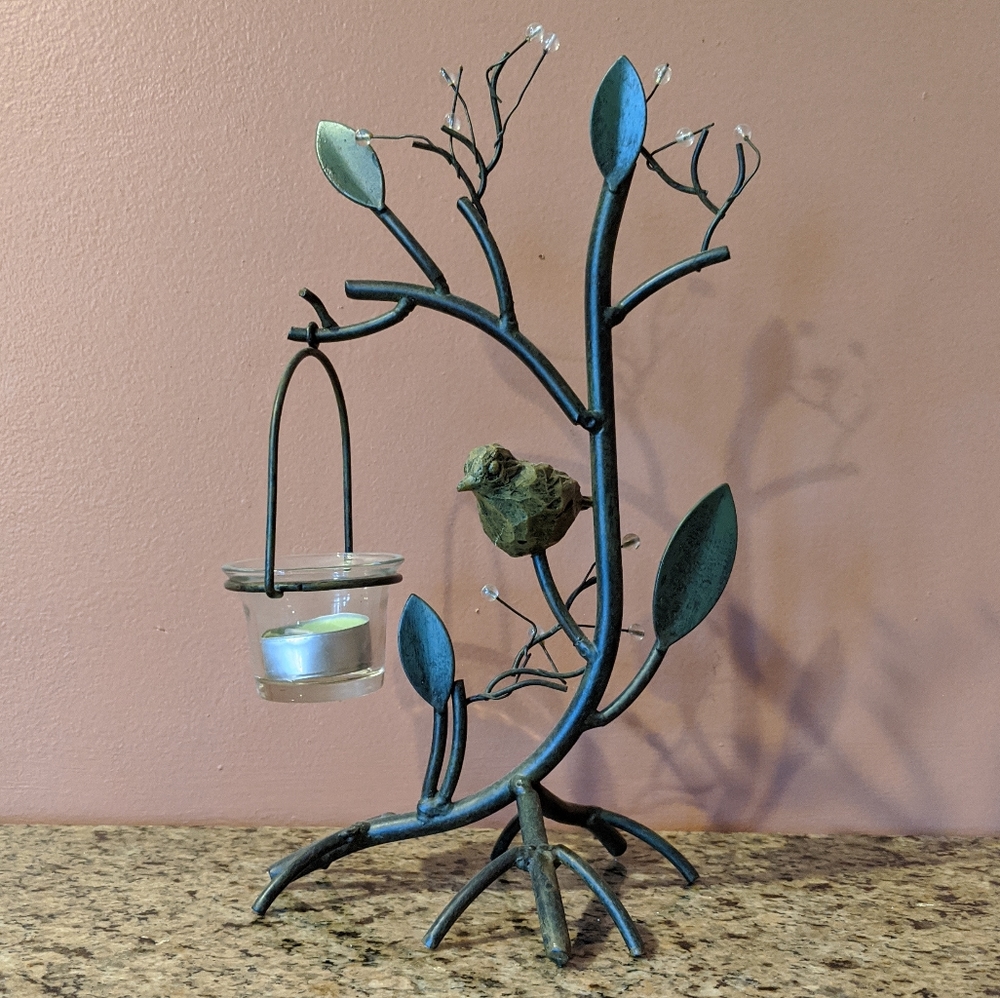 Bird Candle Holder